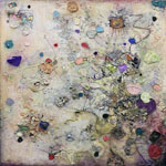 VENUS FLYTRAP, 2011,  3 x 3, Acrylic on Canvas